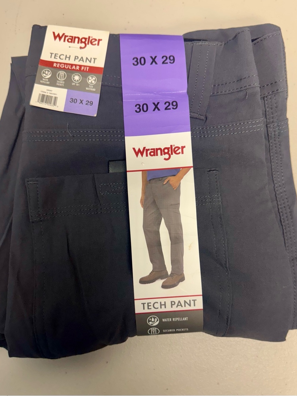 Wrangler Gray Regular Fit Pants